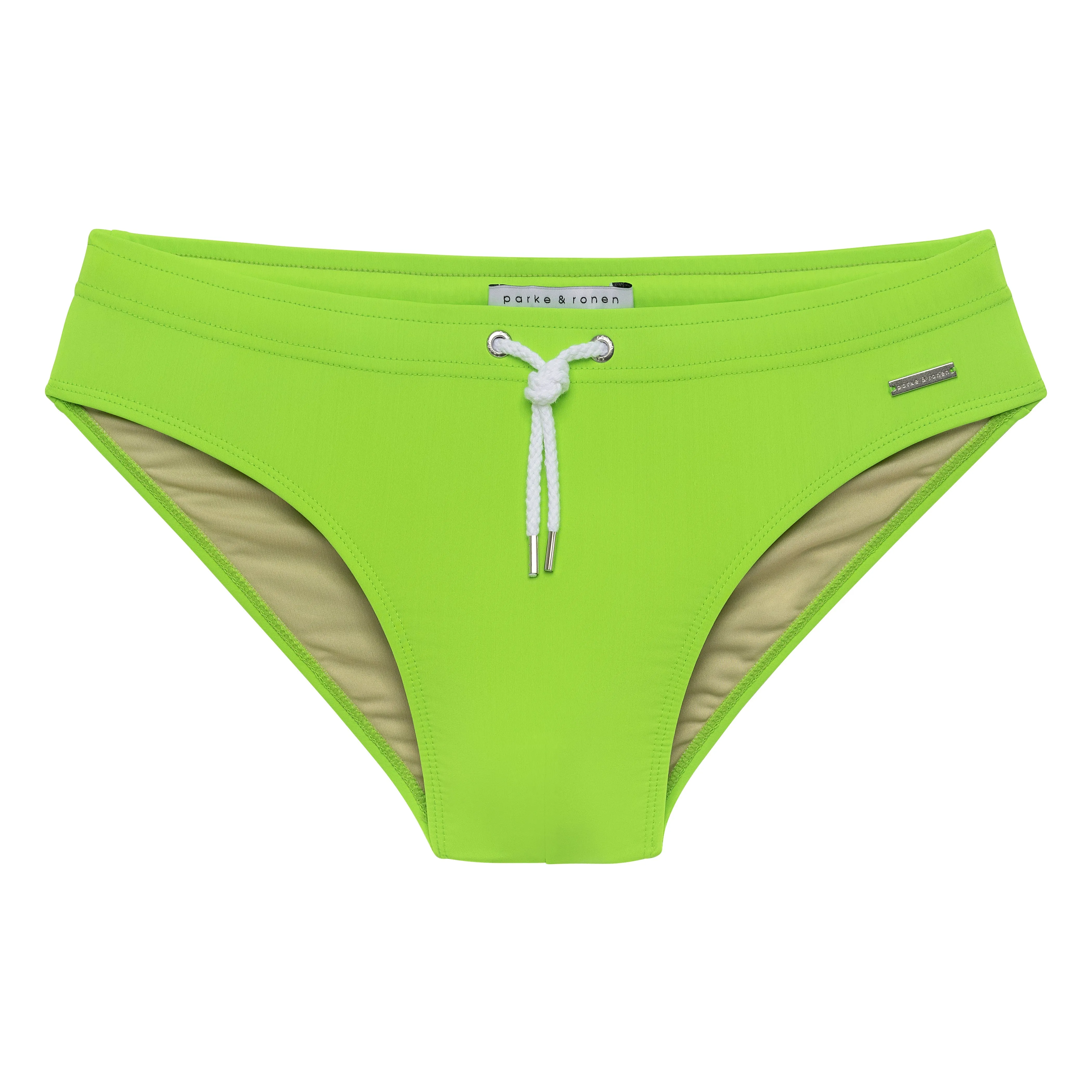 Parke & Ronen Lime Solid Meridian Swim Brief sold by Underwear Expert product image thumbnail 2