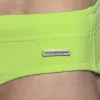 Parke & Ronen Lime Solid Meridian Swim Brief sold by Underwear Expert