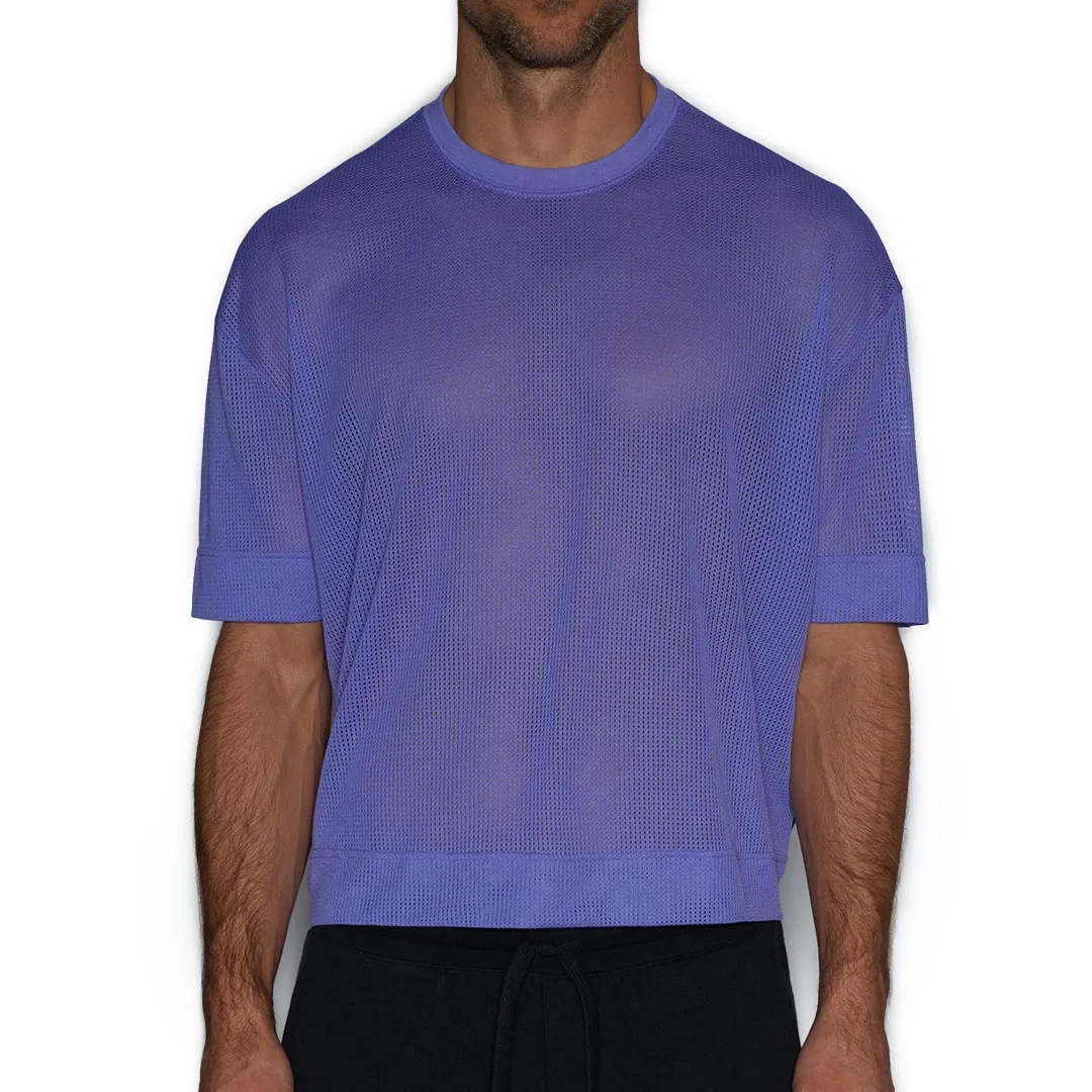 C-IN2 Scrimmage Oversized Crop Top Pruitt Purple sold by Underwear Expert