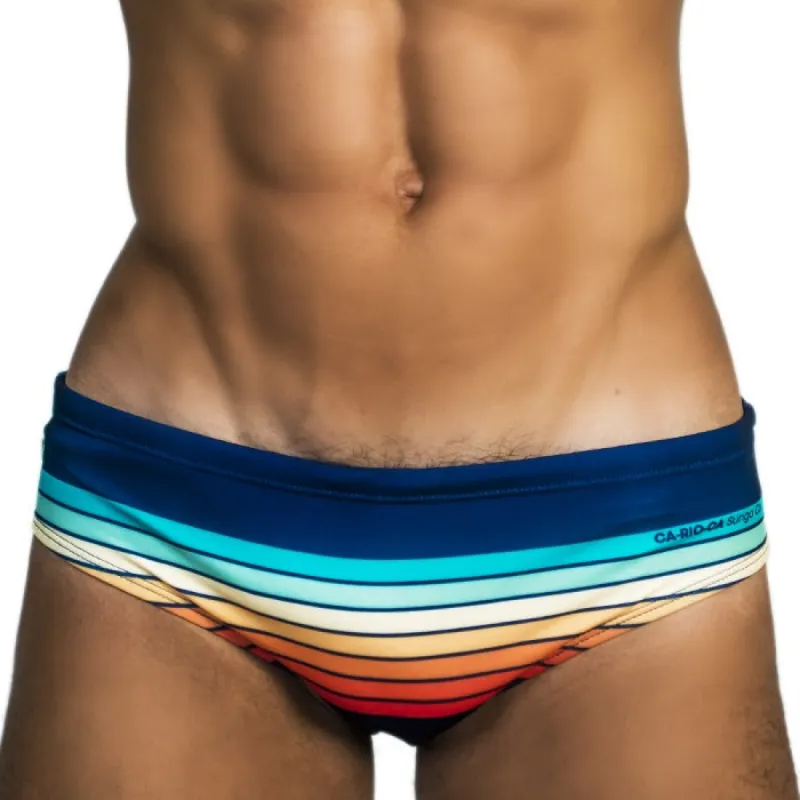CA-RIO-CA Sunset Sunga Men's Designer Swimwear sold by Underwear Expert