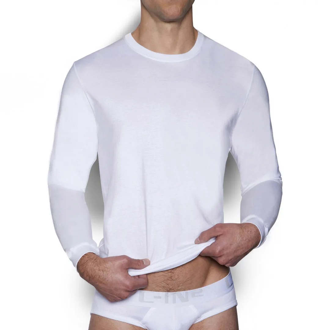 C-IN2 Layers Long Sleeve T-Shirt White sold by Underwear Expert