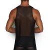 C-IN2 Sheer Relaxed Tank Black sold by Underwear Expert