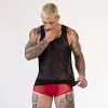 C-IN2 Sheer Relaxed Tank Black sold by Underwear Expert