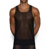 C-IN2 Sheer Relaxed Tank Black sold by Underwear Expert