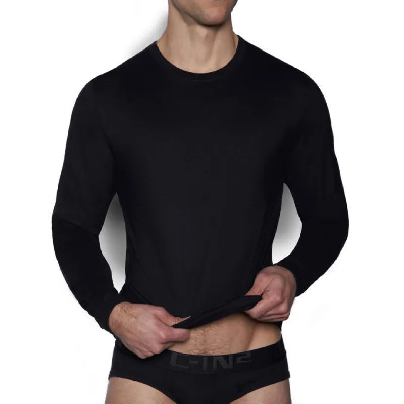 C-IN2 Layers Long Sleeve T-Shirt Black sold by Underwear Expert