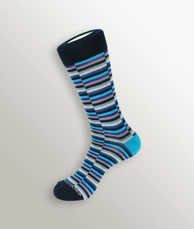 Unsimply Stitched Crew Sock Blue sold by Underwear Expert