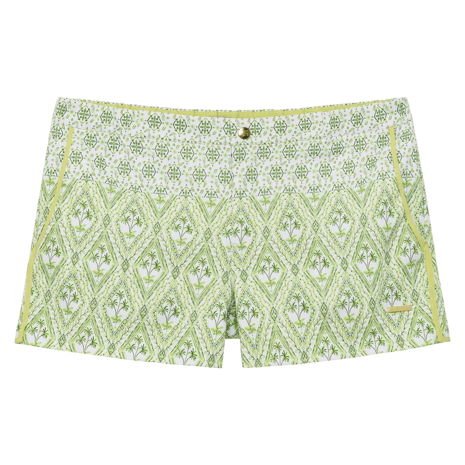 Parke & Ronen Green Noto Palms Print 2" Angeleno Swim Short sold by Underwear Expert product image thumbnail 2