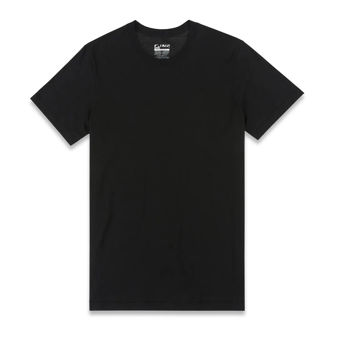 C-IN2 Layers Slim Crew Neck T-Shirt Black sold by Underwear Expert product image thumbnail 2