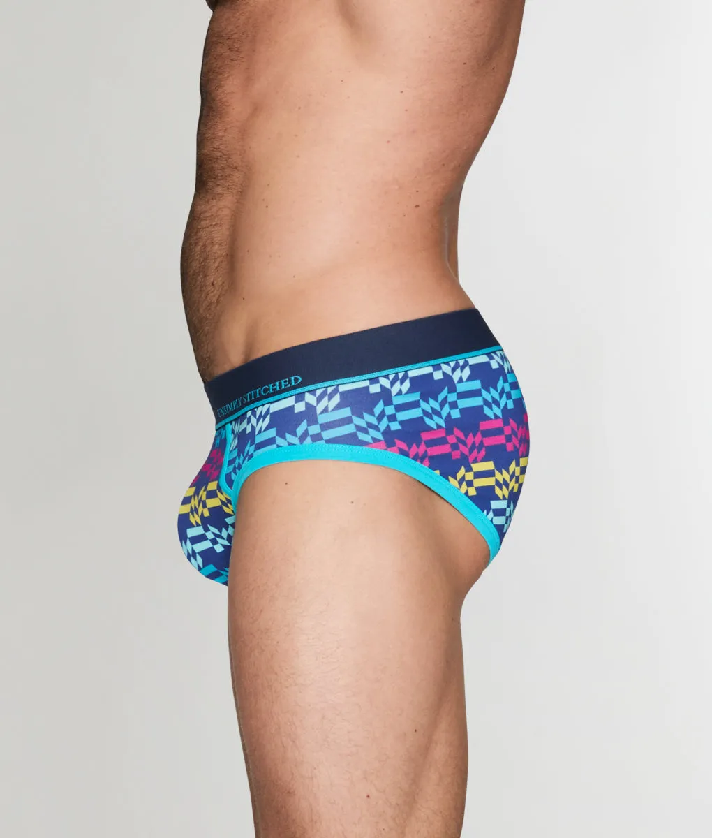 Unsimply Stitched Retro Stripe Brief sold by Underwear Expert product image thumbnail 3