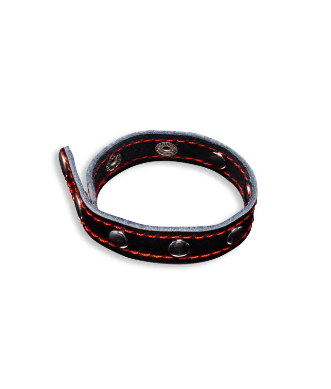 Andrew Christian TROPHY BOY Snap Vegan Leather Cock Ring sold by Underwear Expert