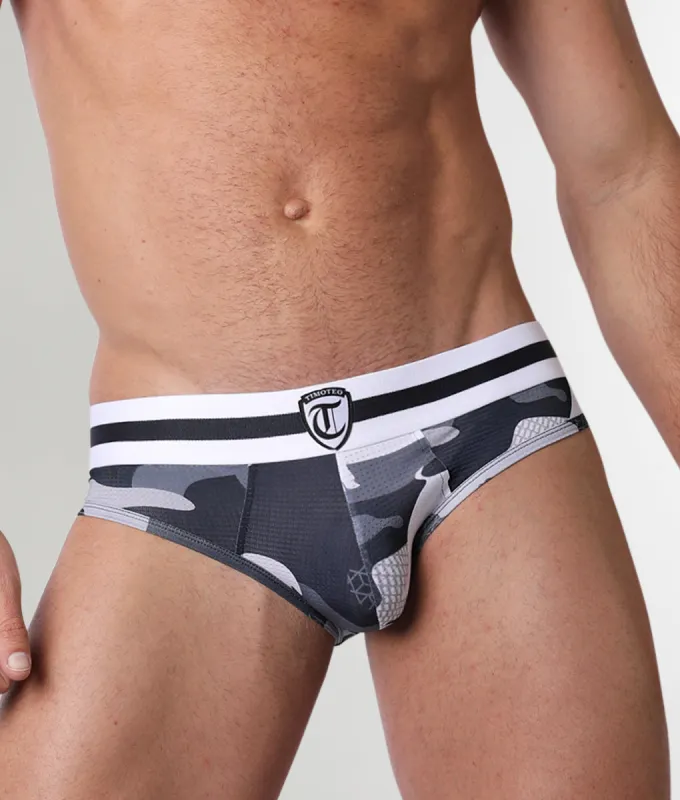 Timoteo Sport-Fit Camo Brief made by Underwear Expert