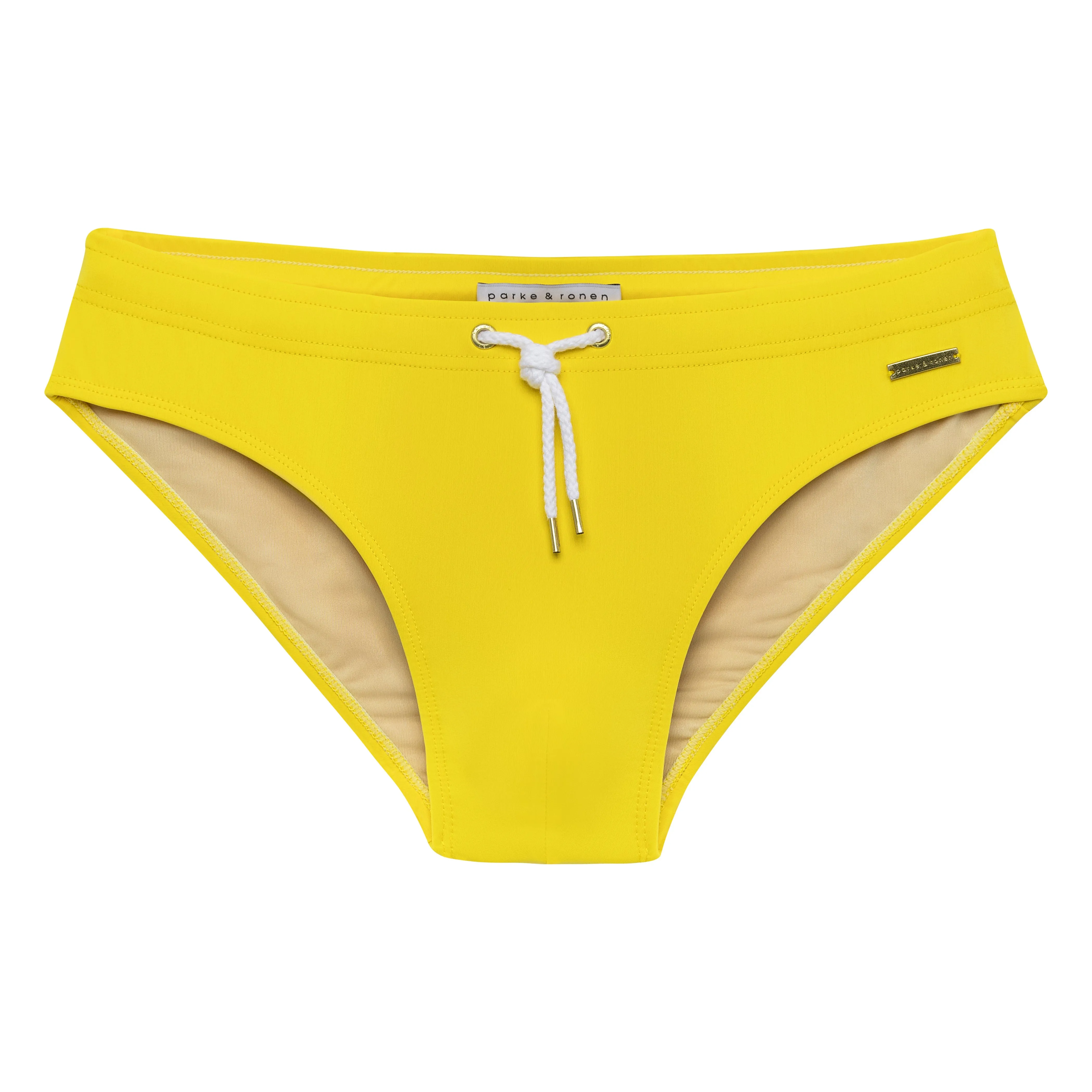 Parke & Ronen Sunflower Yellow Solid Meridian Swim Brief sold by Underwear Expert product image thumbnail 2