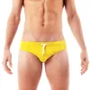 Parke & Ronen Sunflower Yellow Solid Meridian Swim Brief sold by Underwear Expert