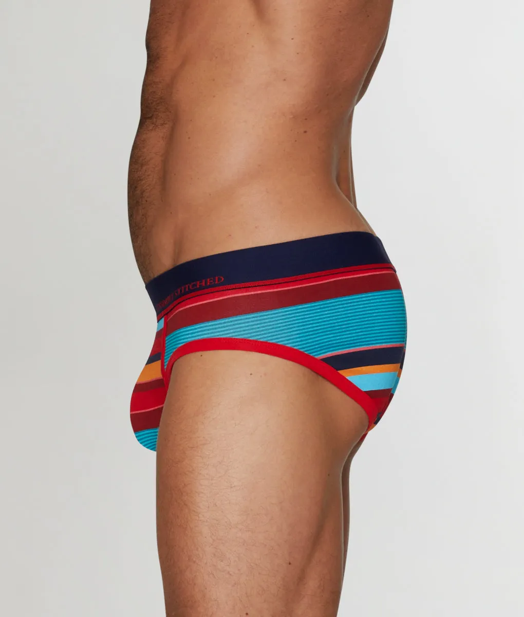 Unsimply Stitched Retro Stripe Brief sold by Underwear Expert product image thumbnail 3