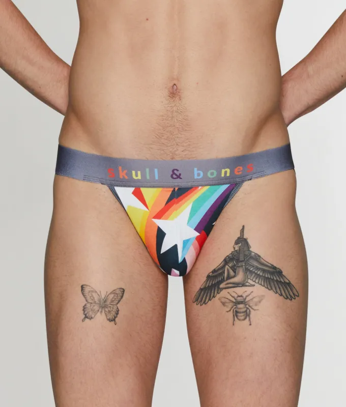 Skull & Bones Shooting Star Jockstrap sold by Underwear Expert