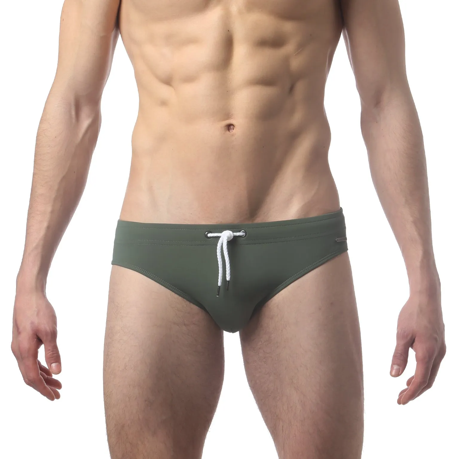 Parke & Ronen Army Solid Meridian Swim Bikini sold by Underwear Expert