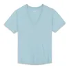 C-IN2 Perfect Pima Relaxed Deep V-Neck T-Shirt Blythe Blue sold by Underwear Expert