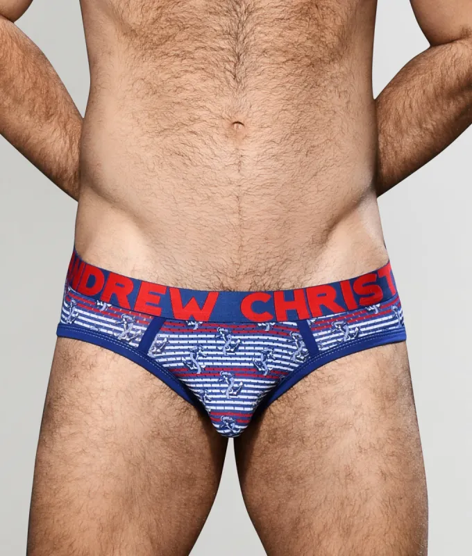 Andrew Christian Anchor Mesh Brief sold by Underwear Expert