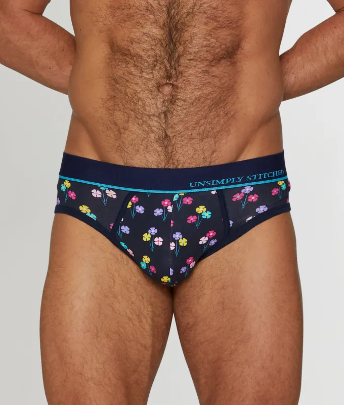 Unsimply Stitched Floral Brief sold by Underwear Expert