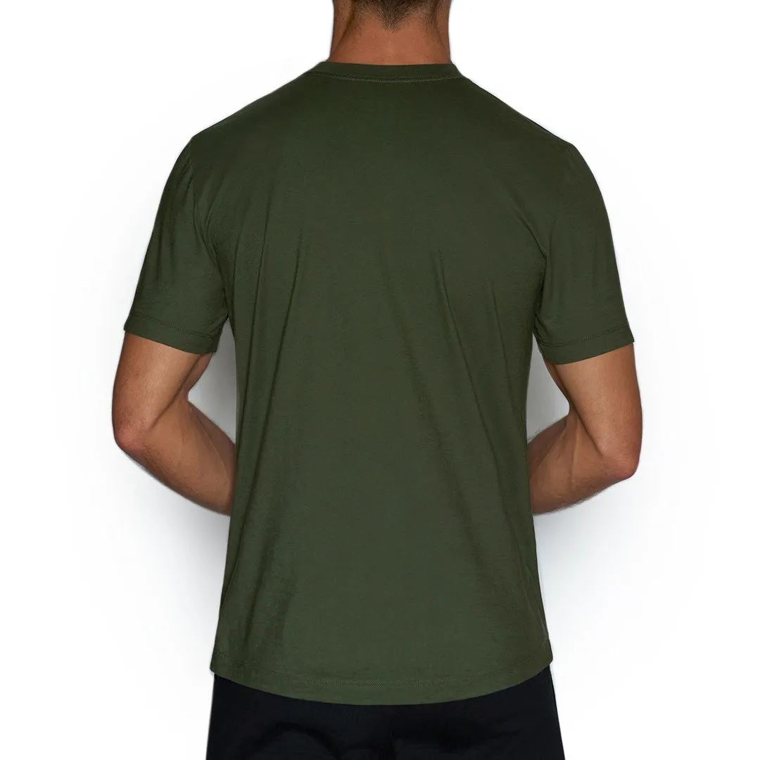 C-IN2 Perfect Pima Relaxed Crew Neck T-Shirt Gladwin Green sold by Underwear Expert product image thumbnail 2