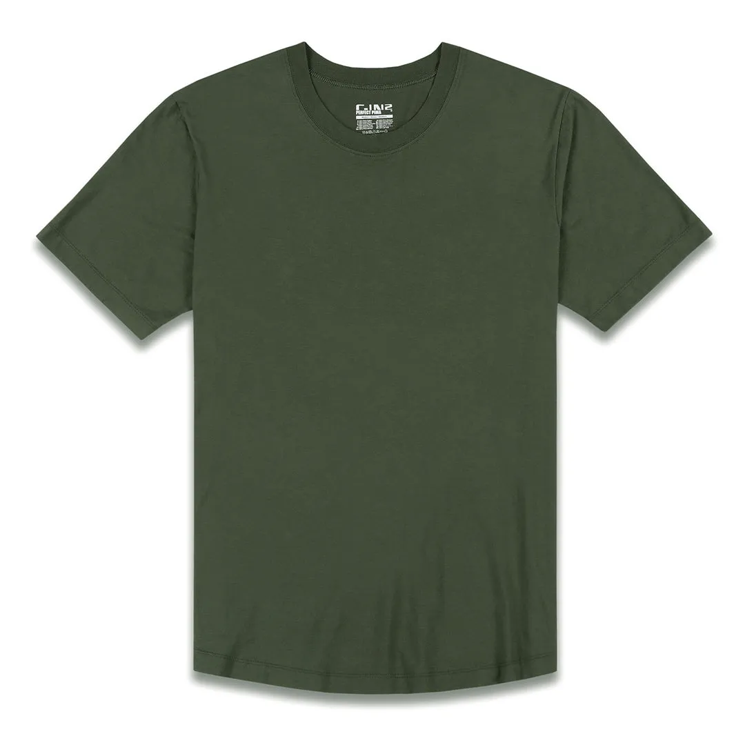 C-IN2 Perfect Pima Relaxed Crew Neck T-Shirt Gladwin Green sold by Underwear Expert product image thumbnail 3