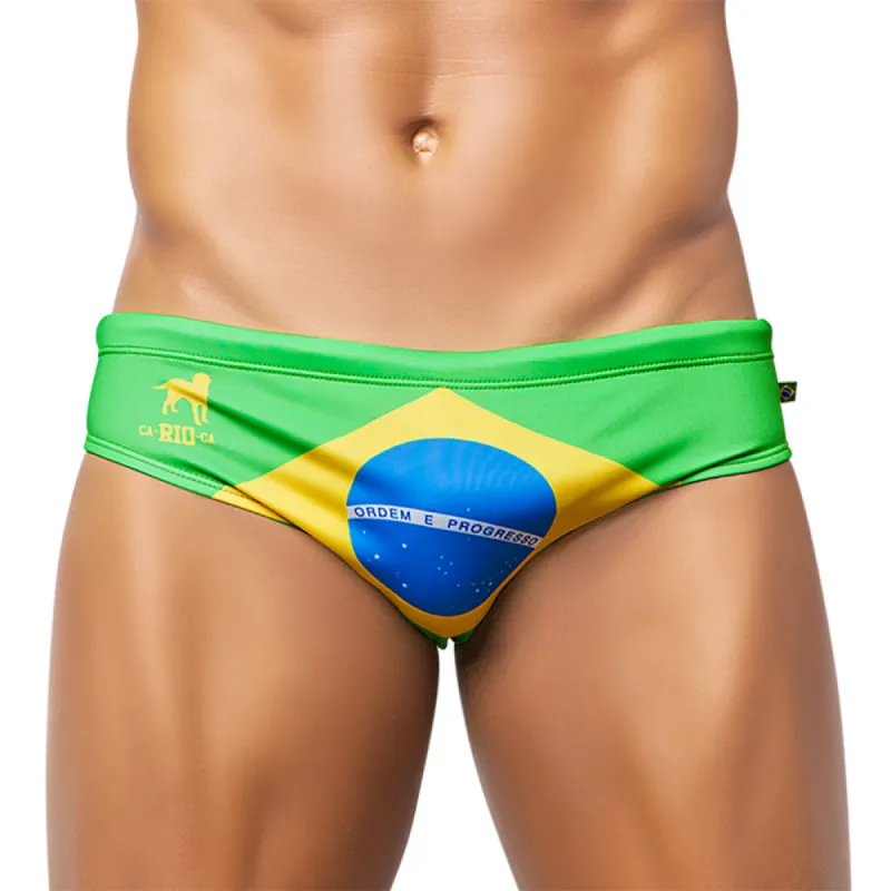 CA-RIO-CA Team Brazil Flag Sunga Swimwear sold by Underwear Expert