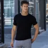 C-IN2 Perfect Pima Relaxed Crew Neck T-Shirt Black sold by Underwear Expert