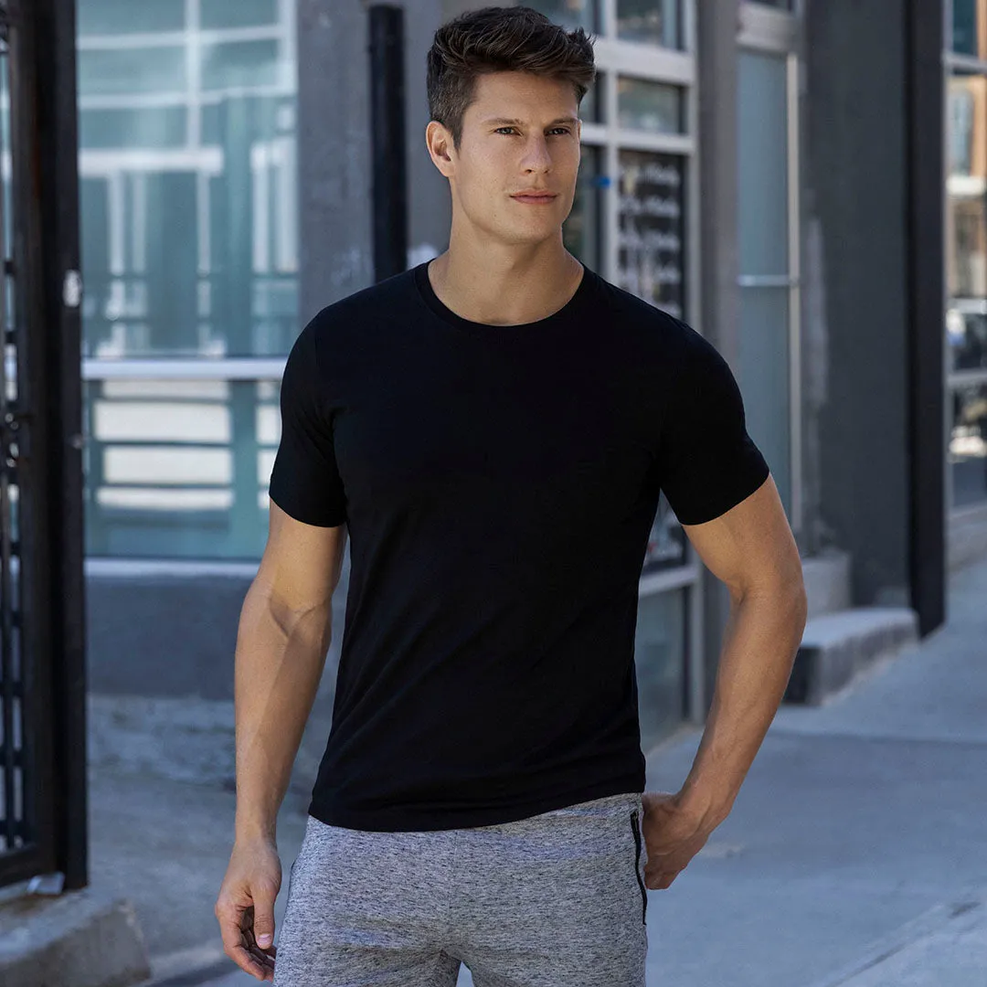C-IN2 Perfect Pima Relaxed Crew Neck T-Shirt Black sold by Underwear Expert product image thumbnail 3
