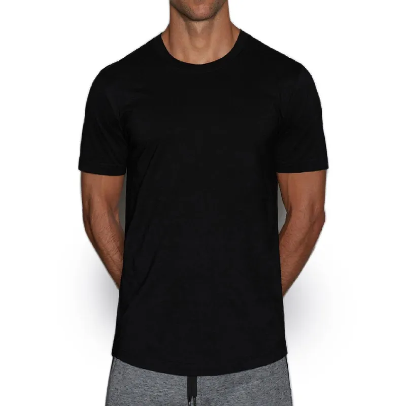 C-IN2 Perfect Pima Relaxed Crew Neck T-Shirt Black sold by Underwear Expert
