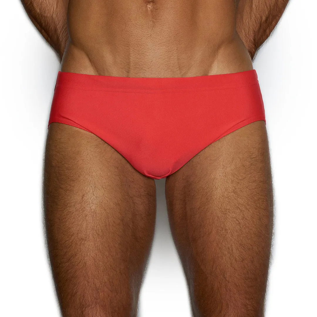 C-IN2 Poolside Swim Brief Cayenne Red sold by Underwear Expert