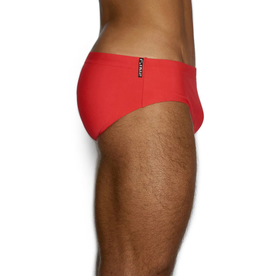 C-IN2 Poolside Swim Brief Cayenne Red sold by Underwear Expert product image thumbnail 3