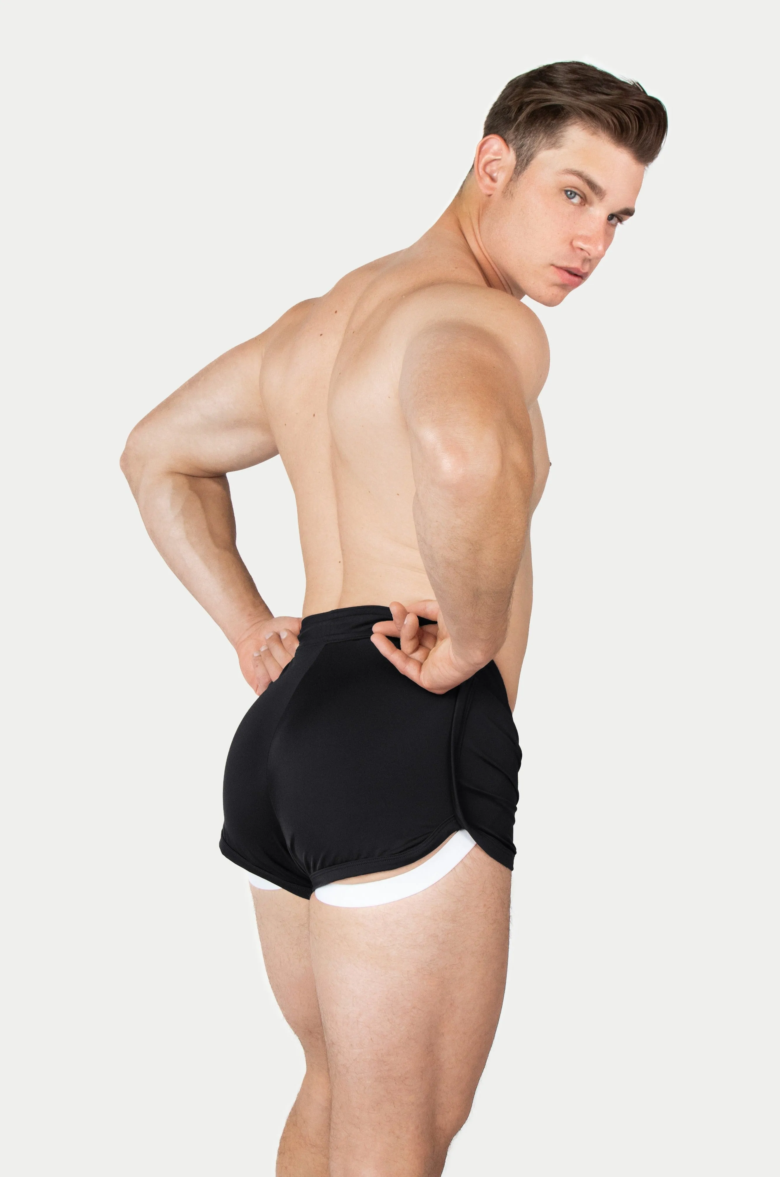 Awry Retro Jock Shorts Black sold by Underwear Expert product image thumbnail 3