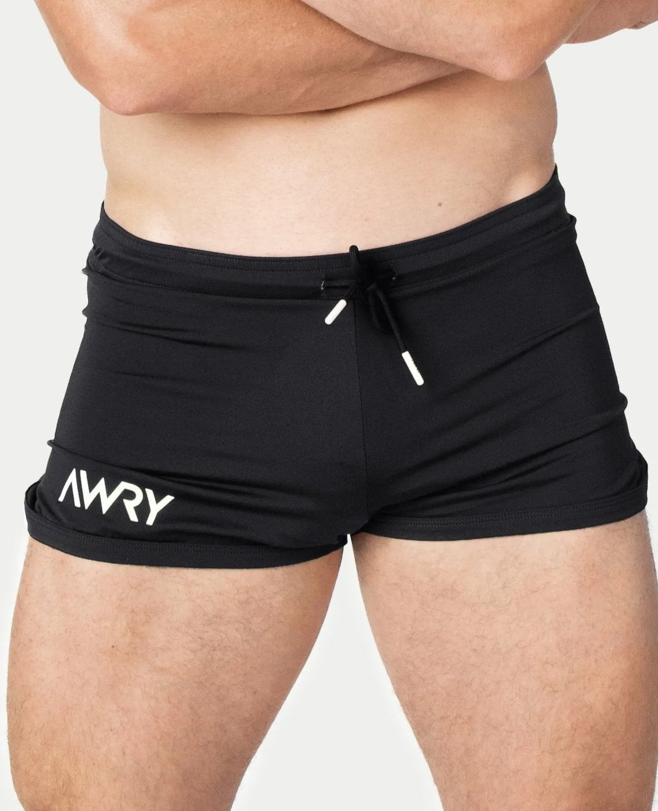 Awry Retro Jock Shorts Black sold by Underwear Expert