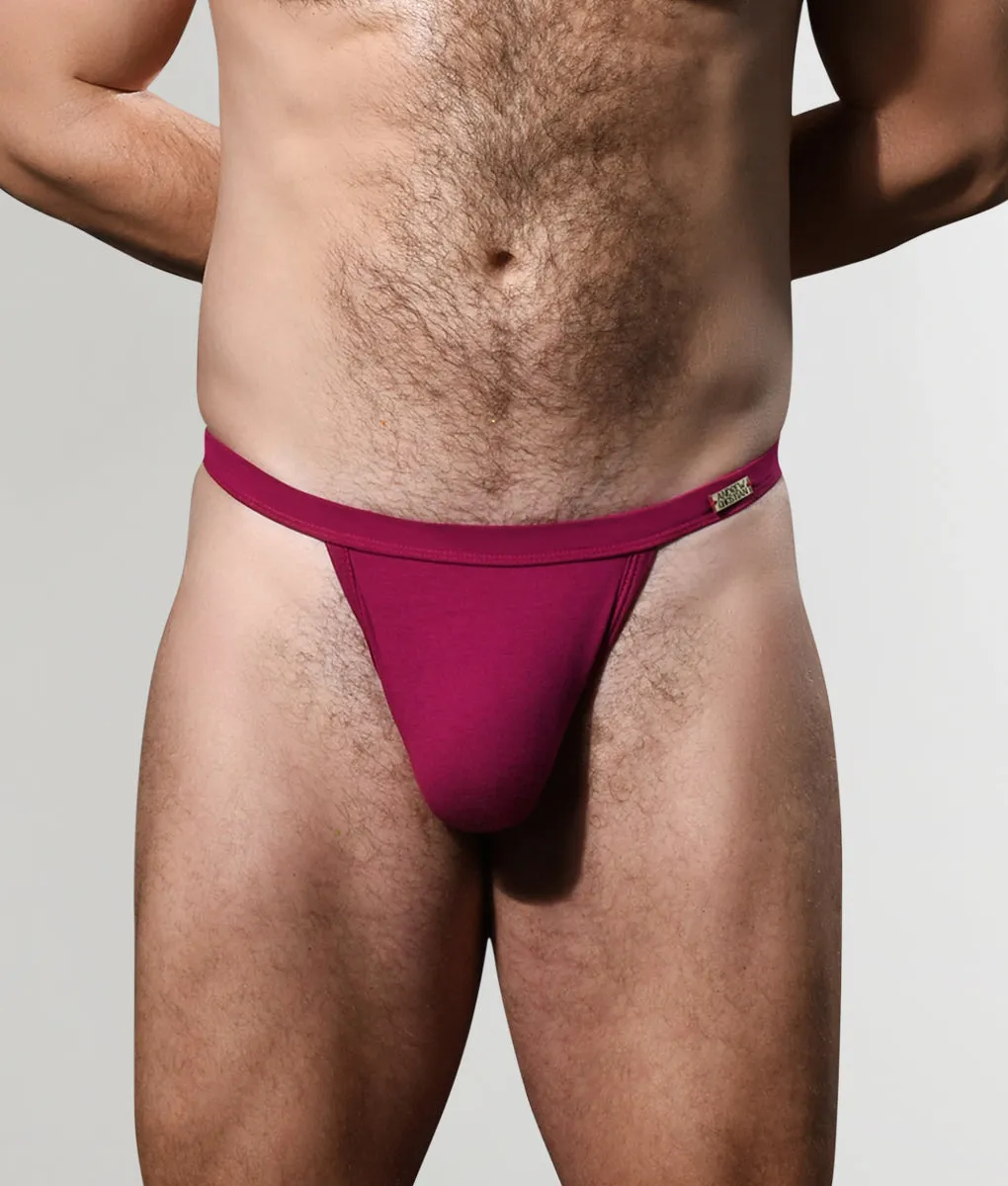 Andrew Christian "SEX" Bamboo Almost Naked Thong sold by Underwear Expert