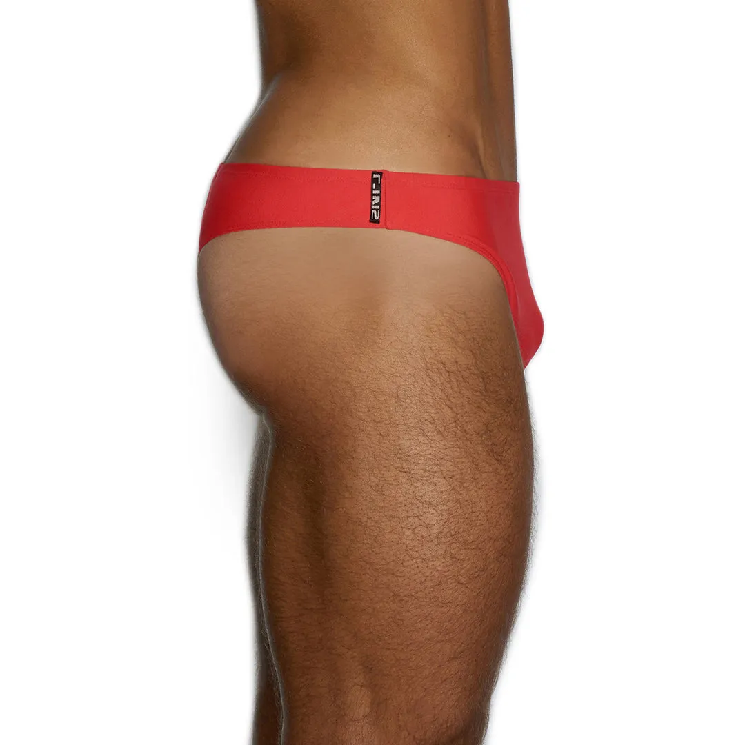 C-IN2 Poolside Swim Thong Cayenne Red sold by Underwear Expert product image thumbnail 3