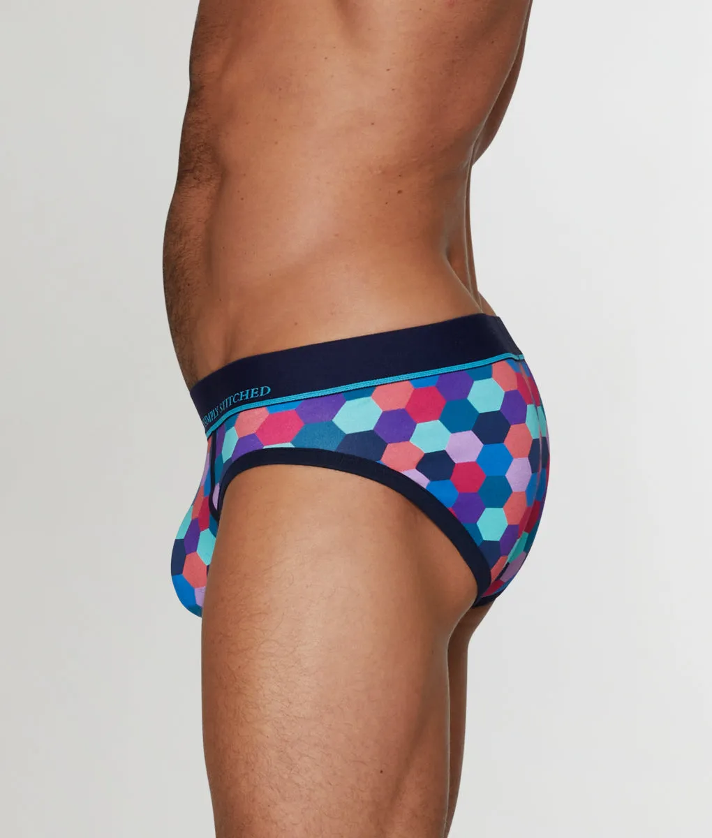 Unsimply Stitched Honeycomb Brief sold by Underwear Expert product image thumbnail 3