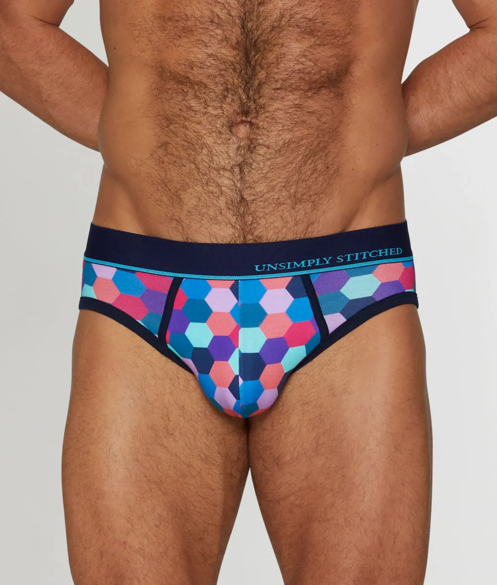 Unsimply Stitched Honeycomb Brief sold by Underwear Expert