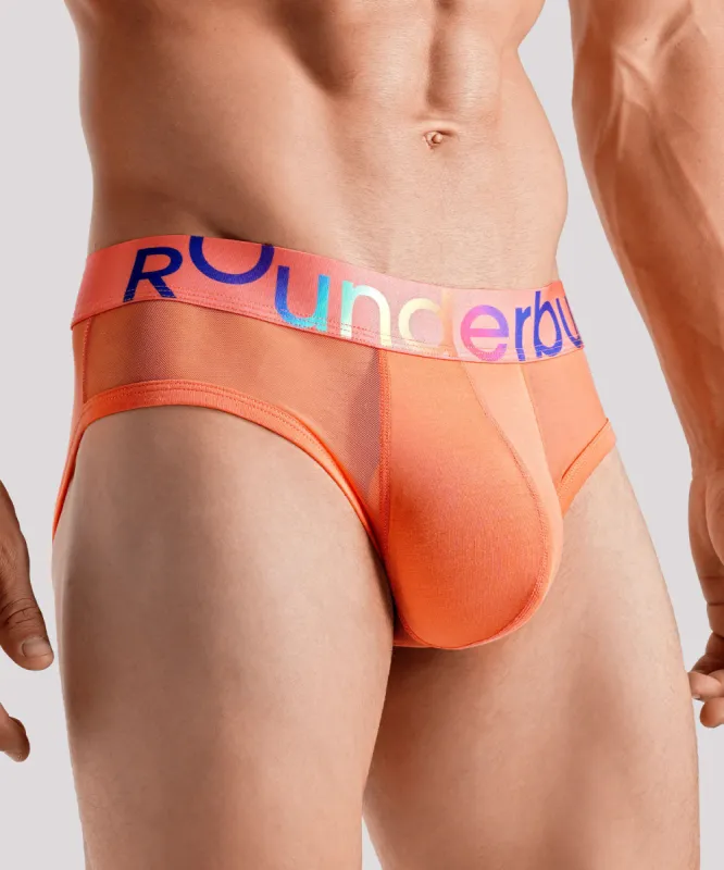 Rounderbum Transparent Pride Package Brief Red sold by Underwear Expert