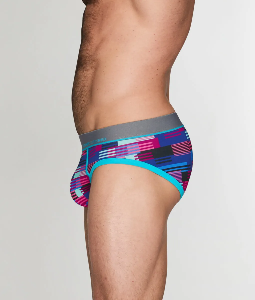 Unsimply Stitched Hatch Stripe Brief sold by Underwear Expert product image thumbnail 3
