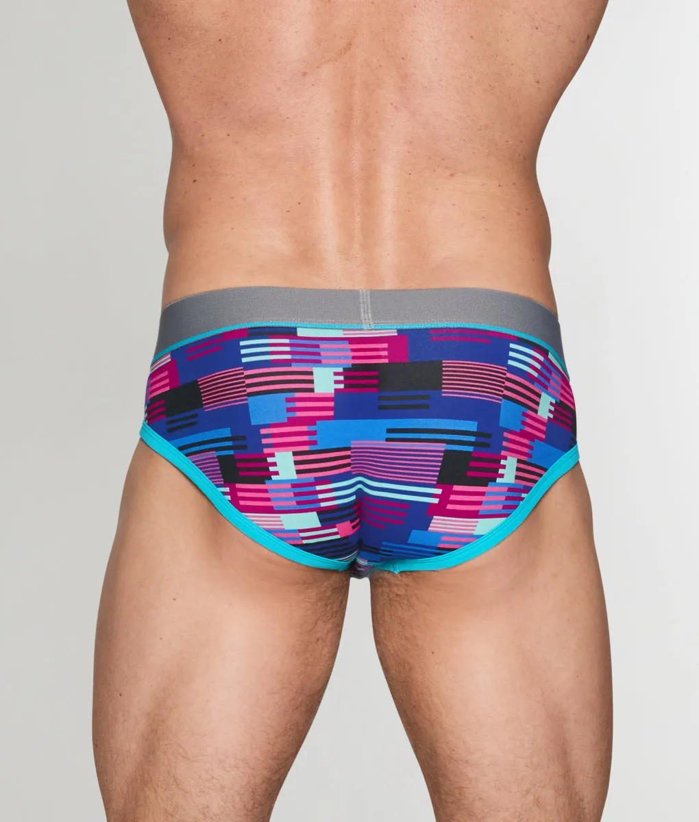 Unsimply Stitched Hatch Stripe Brief sold by Underwear Expert product image thumbnail 2