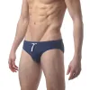 Parke & Ronen Navy Solid Meridian Swim Bikini sold by Underwear Expert