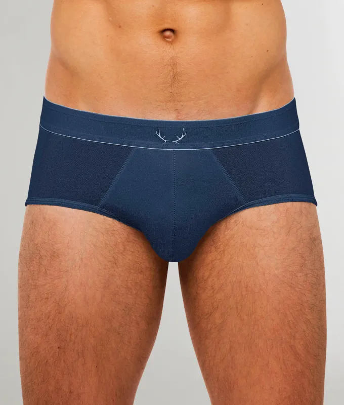 Bluebuck Recycled Cotton Brief sold by Underwear Expert