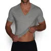 C-IN2 Layers Slim Deep V-Neck T-Shirt Grey Heather sold by Underwear Expert