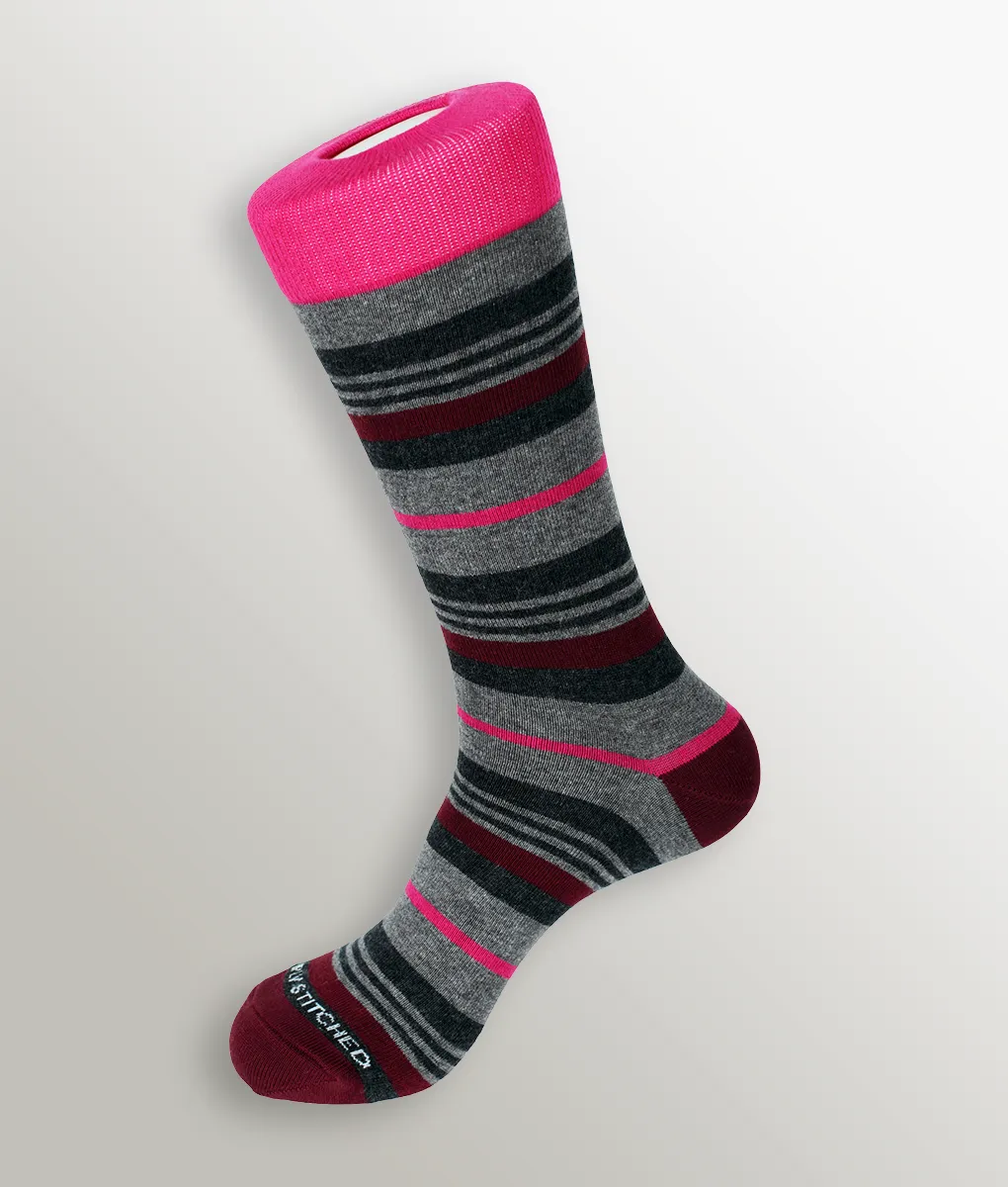Unsimply Stitched Stripe Sock sold by Underwear Expert