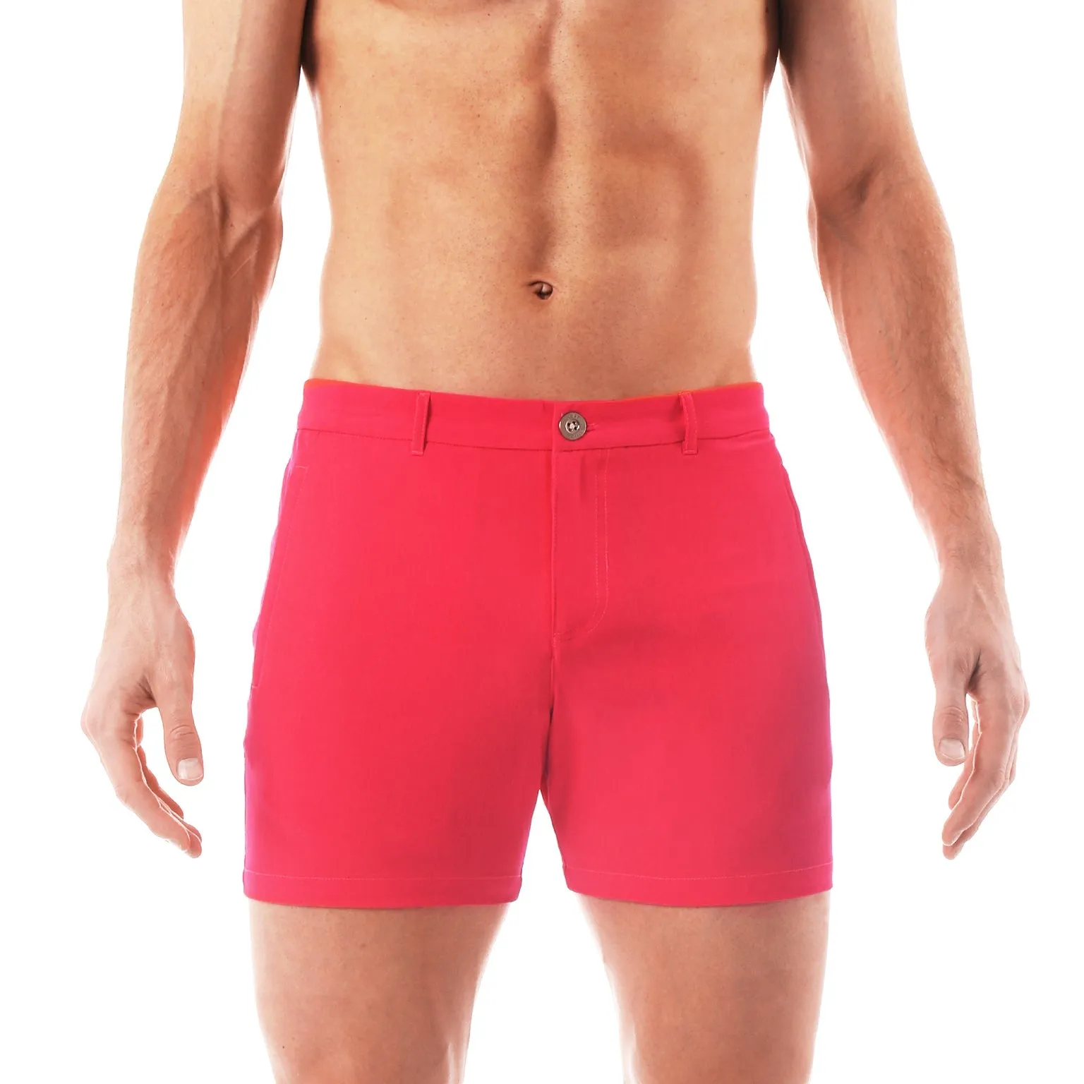 Parke & Ronen ACTIONWEAR Fuchsia Action Stretch Holler Short sold by Underwear Expert product image thumbnail 3
