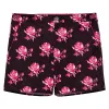 Parke & Ronen Vamp Red Peonies Print 6" Catalonia Stretch Swim Short sold by Underwear Expert