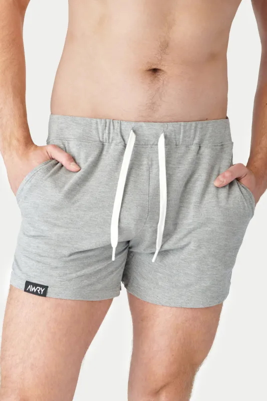 Awry Cloud Shorts - Heather Gray sold by Underwear Expert