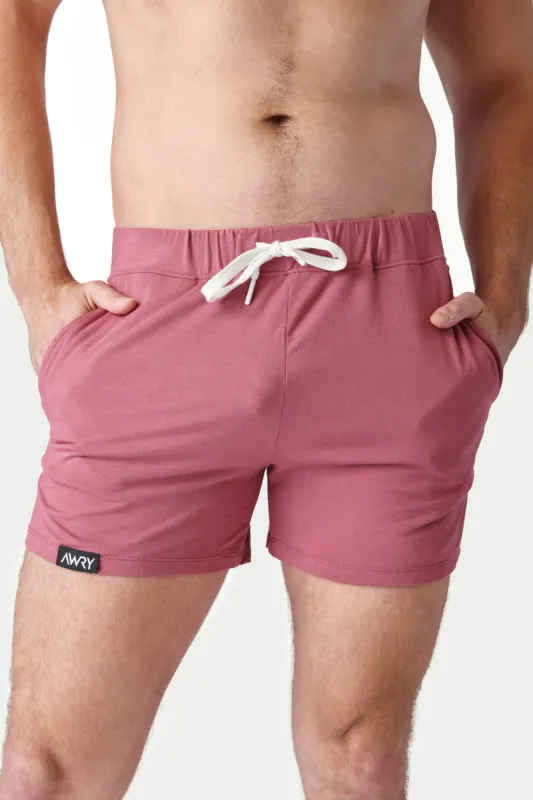 Awry Cloud Shorts - Blush Red sold by Underwear Expert