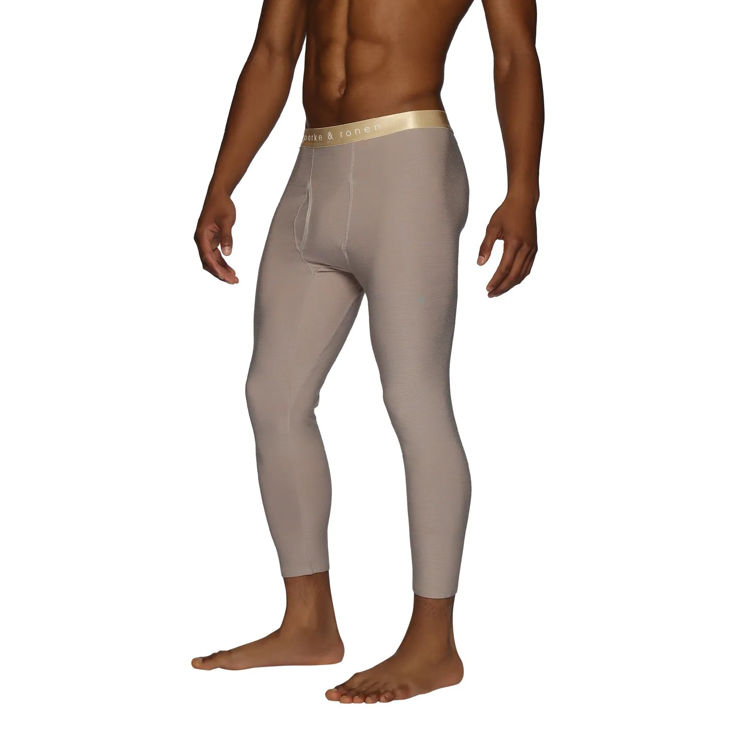 Parke & Ronen Actionwear Oyster Beige Mako Nylon Legging sold by Underwear Expert product image thumbnail 4