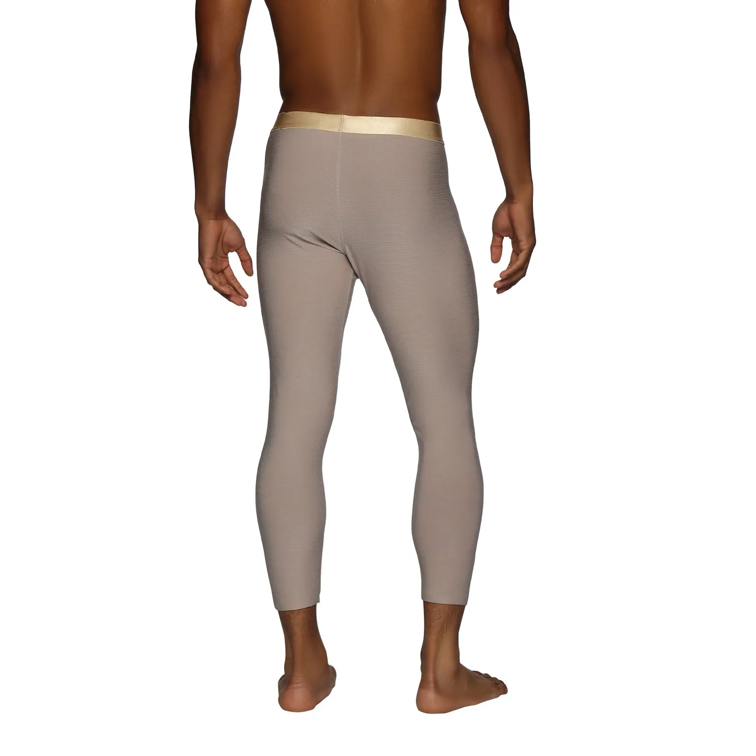 Parke & Ronen Actionwear Oyster Beige Mako Nylon Legging sold by Underwear Expert product image thumbnail 5